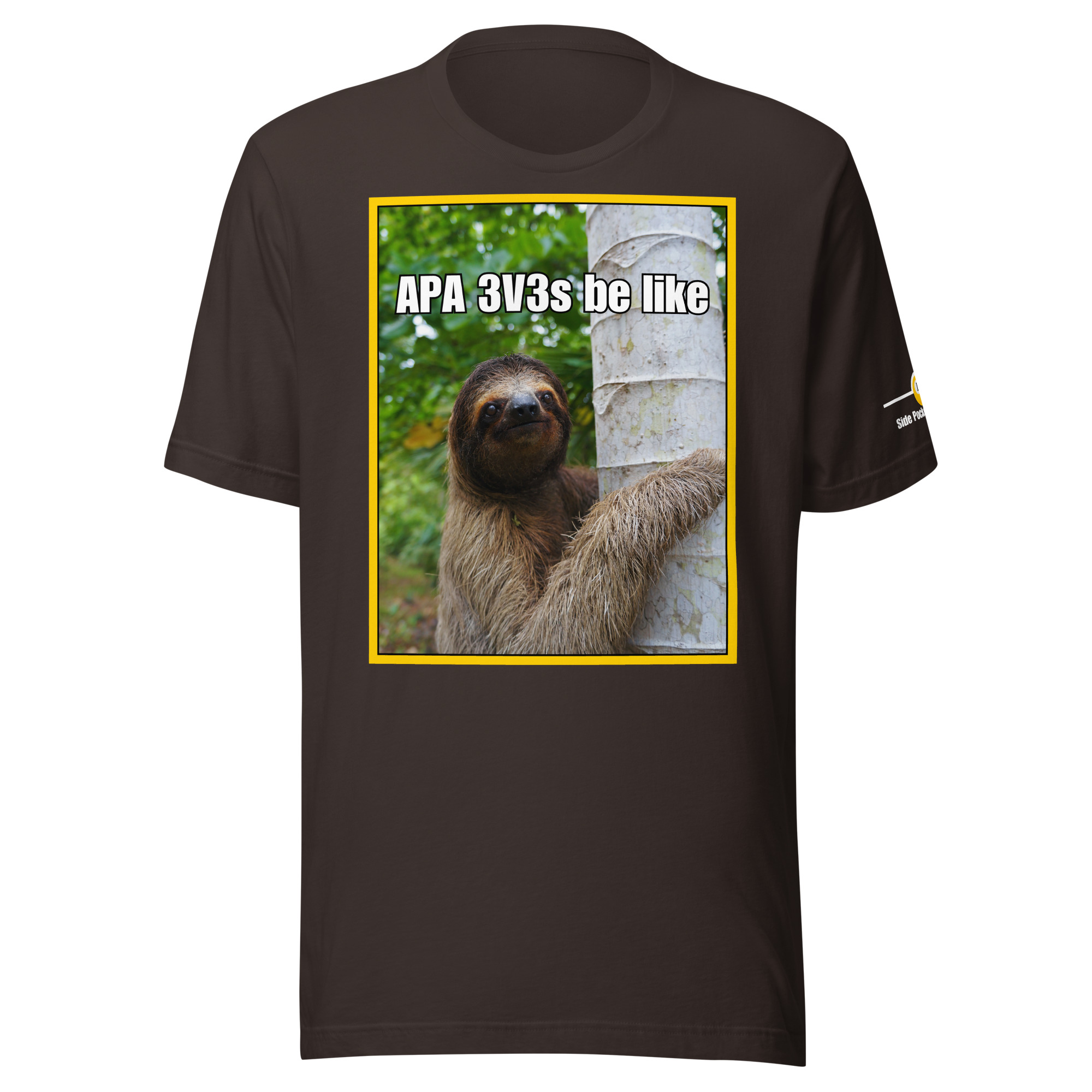 Side Pocket Clothing APA 3v3 - Unisex t-shirt - Image 5