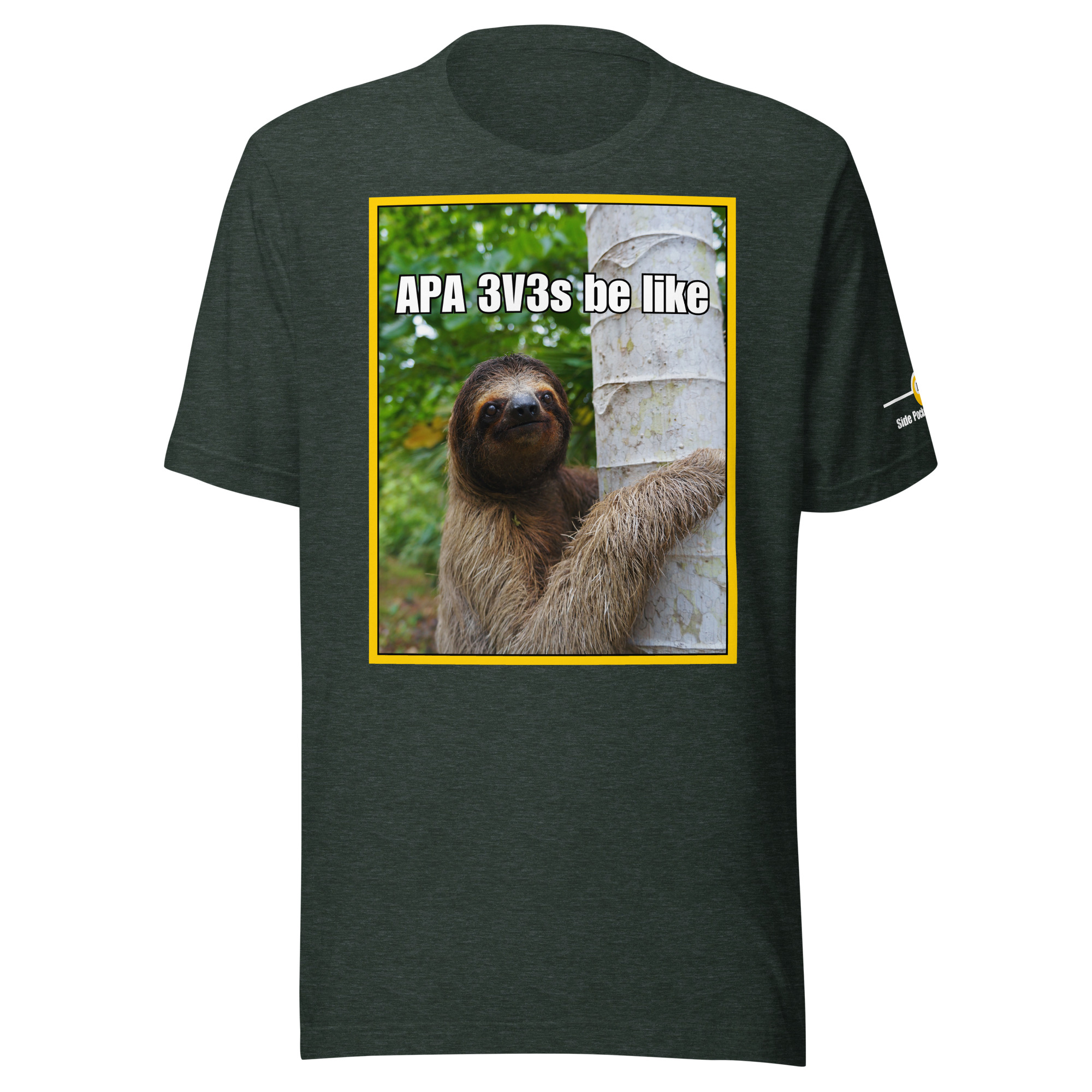 Side Pocket Clothing APA 3v3 - Unisex t-shirt - Image 7