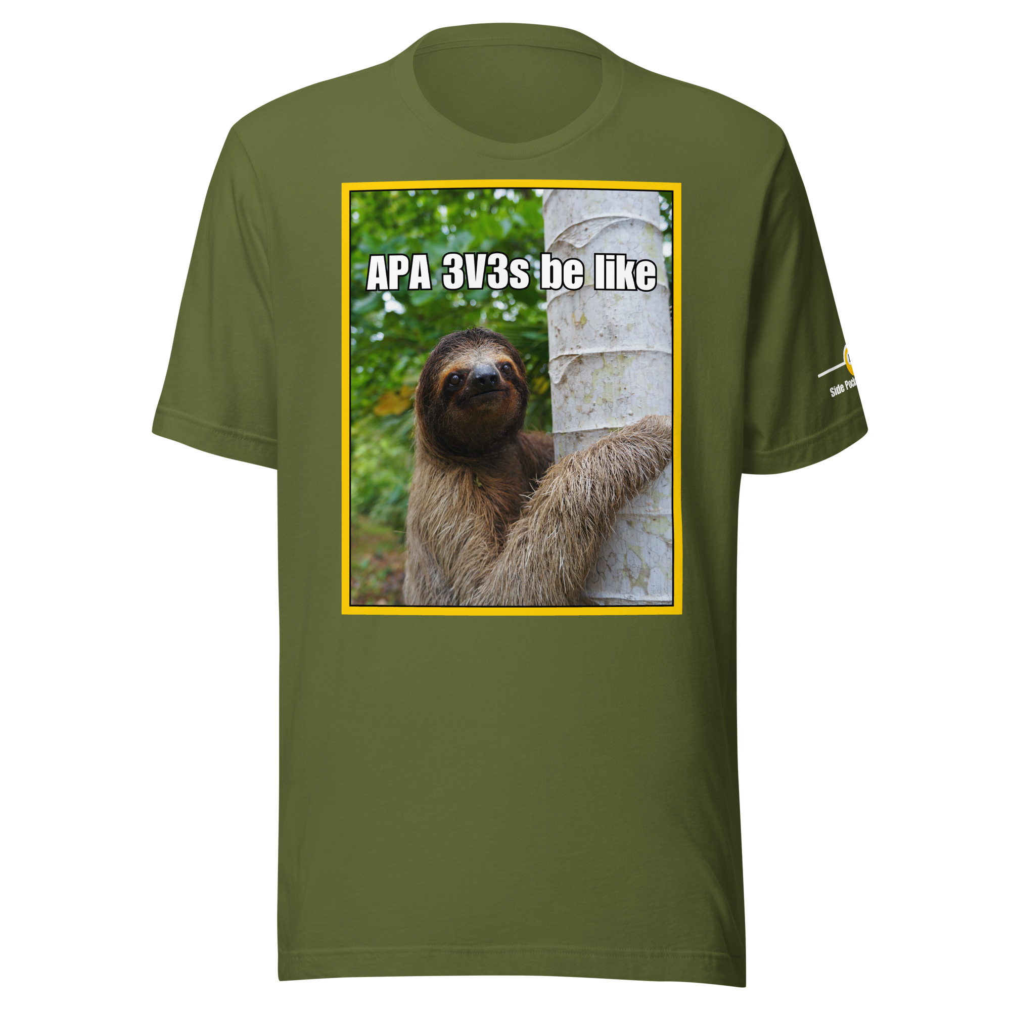 Side Pocket Clothing APA 3v3 - Unisex t-shirt - Image 15