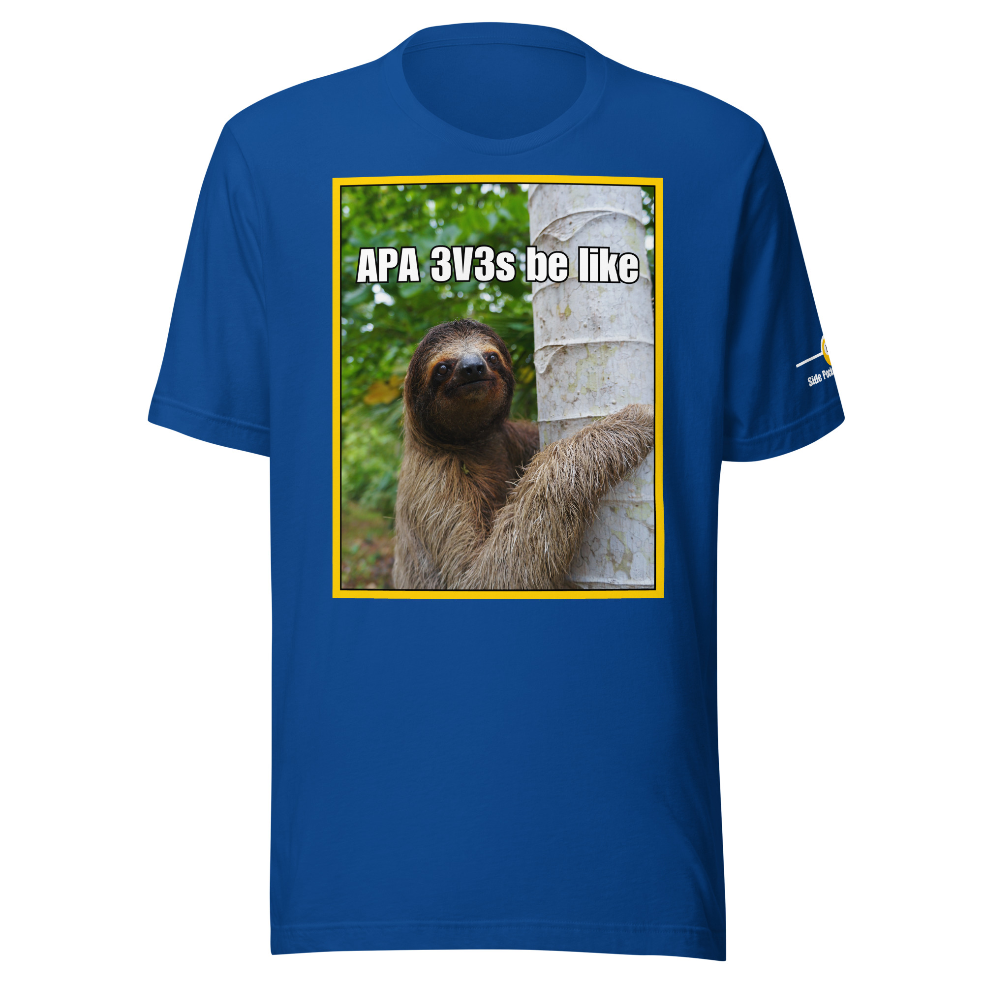 Side Pocket Clothing APA 3v3 - Unisex t-shirt - Image 11